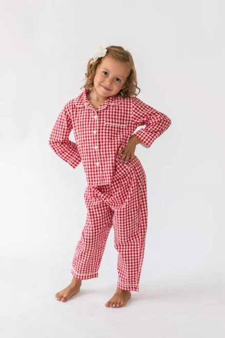Kids Long Sleeve Shirt & Pant Lounge Set