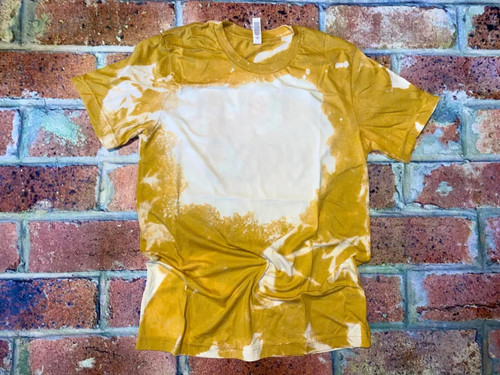 Bella Heather Mustard Bleach Blank Tee