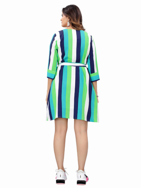 Bold Striped Ketaki Dress