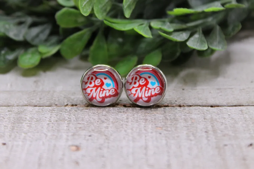 Be Mine - Rainbow || Stud Earrings