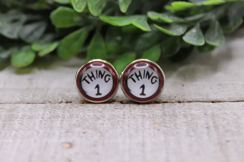 Thing 1 || Stud Earrings