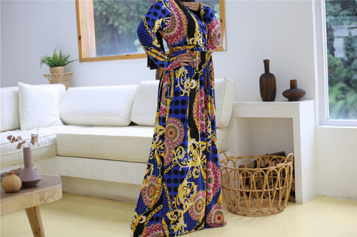 Jubah Stylish Kaftan Maxi Dress
