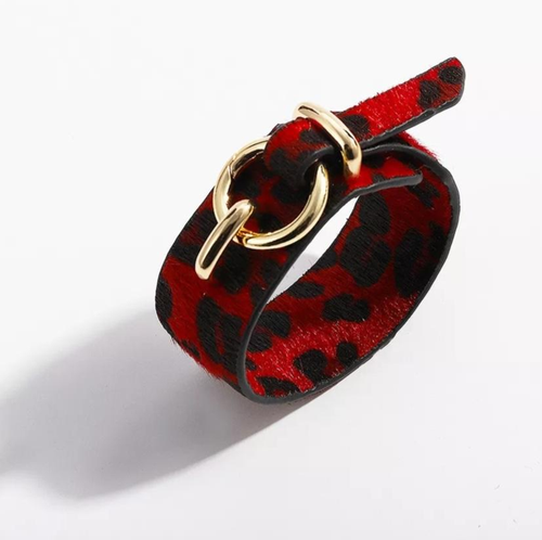 Double-Sided Leopard Bracelet