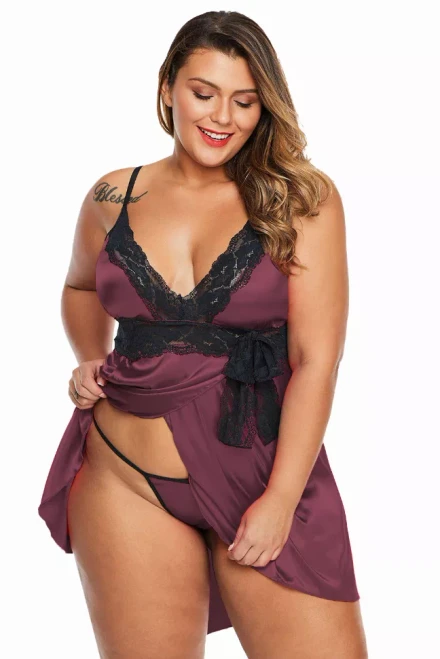Lace Bralette Nightdress