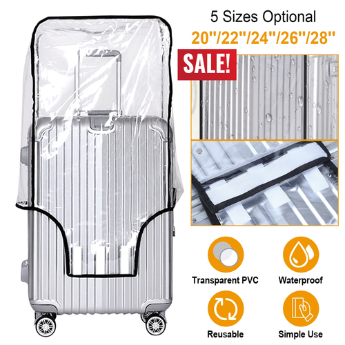 Suitcase Cover PVC Luggage Protector Clear 