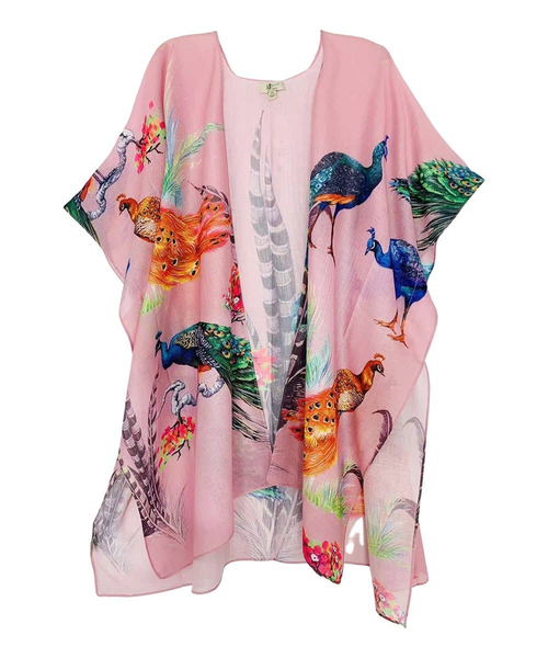 Hot & Peacock Kimono
