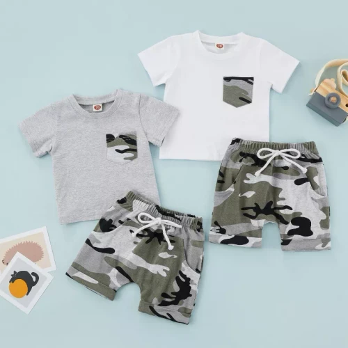 Camo Short Set