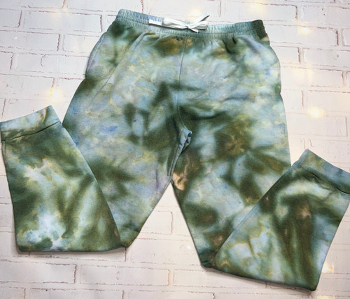 Sage Ice Dyed Tie Dye Blank Joggers