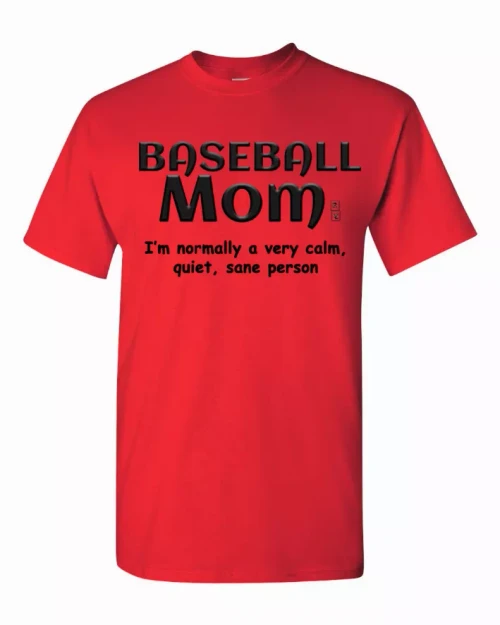 Baseball Mom T-Shirt Small