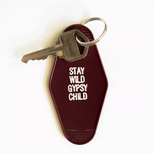 Stay Wild Gypsy Child Keytag