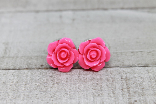 Rose Stud Earrings