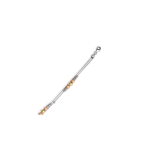 Collette Z Sterling Silver and Gold Plated Bracelet