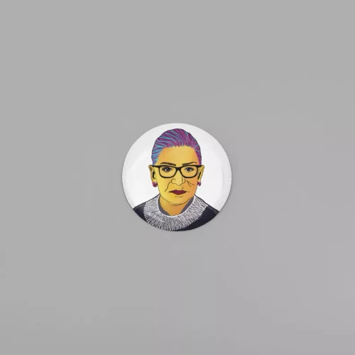 Ruth Bader Ginsburg Pop Art Pin