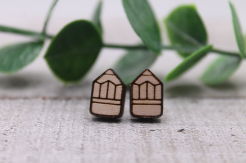 Pencil - Small || Stud Earrings || Hypoallergenic