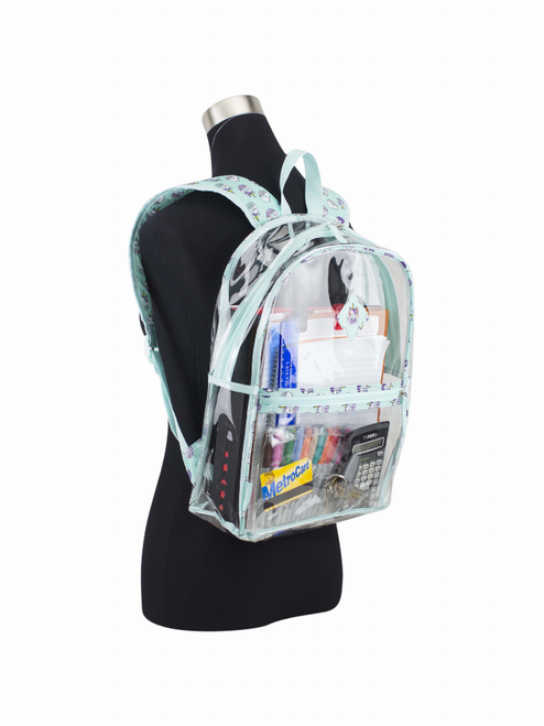 2 for 1 Combo Heavy Duty Clear Backpack