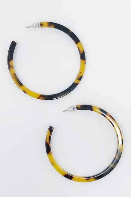 Full Of Class Tortoise Hoops