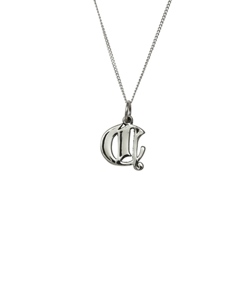 Love Letter C Charm Necklace