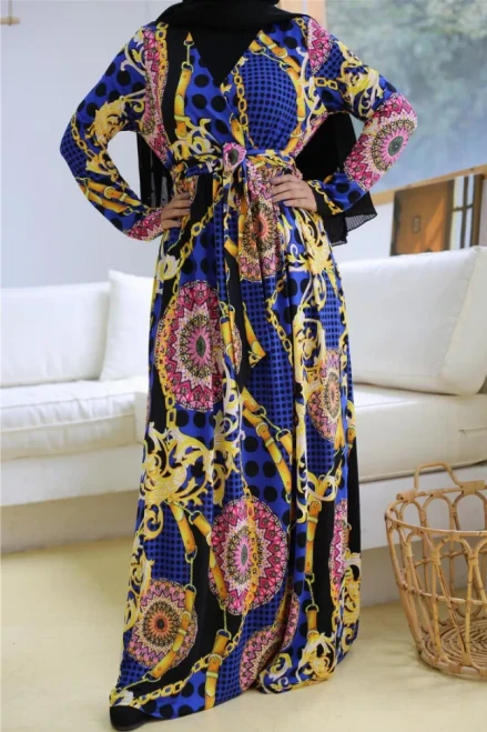 Jubah Stylish Kaftan Maxi Dress