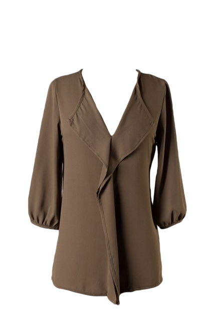 Olive Classic Flow Blouse