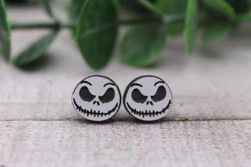 Jack || Stud Earrings || Hypoallergenic
