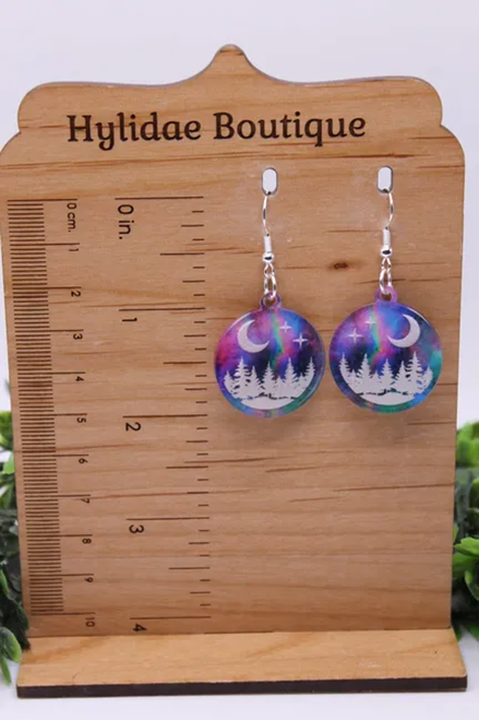 Northern Lights - Circle || Drop Earrings