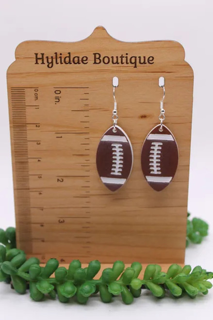 Football | Acrylic Dangle Earrings
