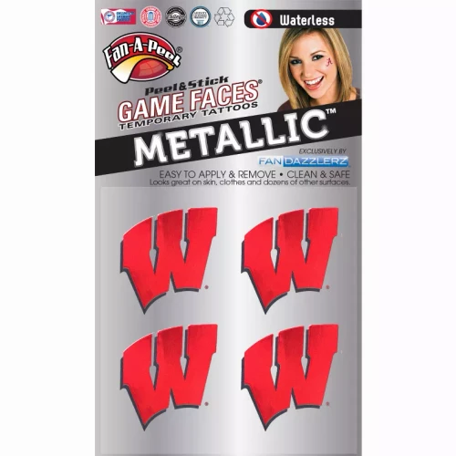 Metallic Peel & Stick Fan-A-Peel / Gamesfaces