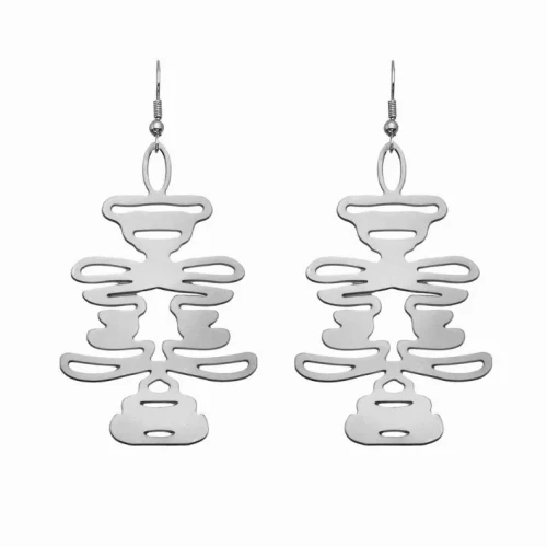 Mayan Star Symbol Earrings
