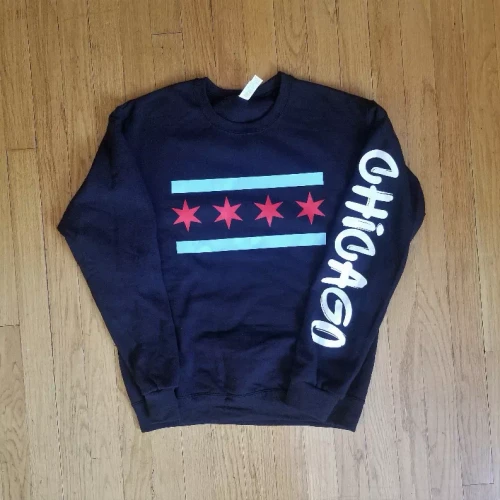 Chicago Flag Crewneck - Graffiti