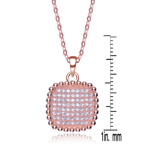 Collette Z Sterling Silver  Square Pendant