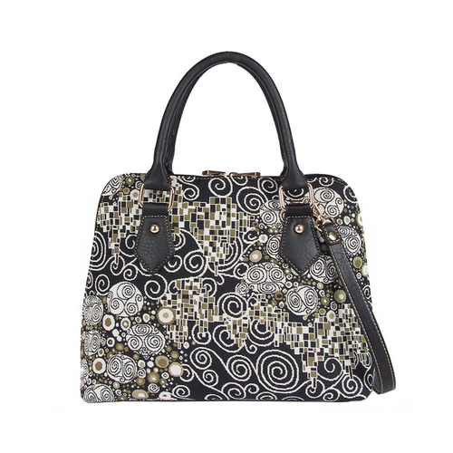 Gustav Klimt The Kiss Convertible Top Handle Purse Handbag