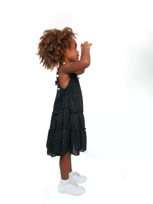 Dippin Dots Tiered Dress