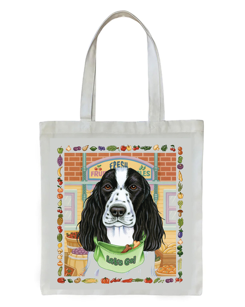 English Cocker Spaniel - Tomoyo Pitcher   Dog Breed Tote Bags