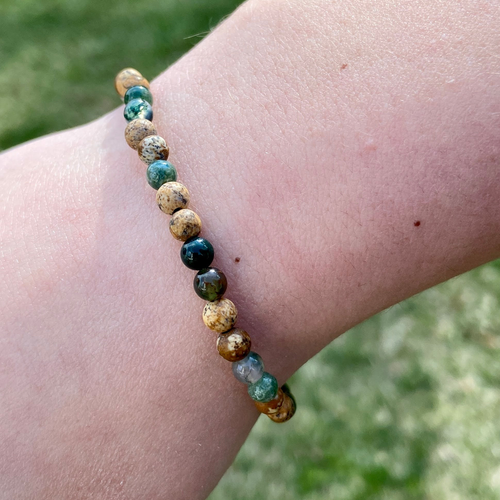 Pine Tree Bead Bracelet