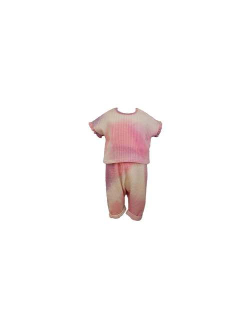 Honeycomb Tie-Dye Top and Pants Set