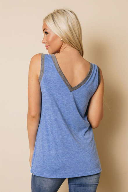 Lily Color Contrast Tank Top