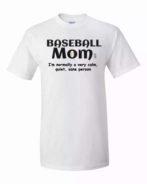 Baseball Mom T-Shirt Medium