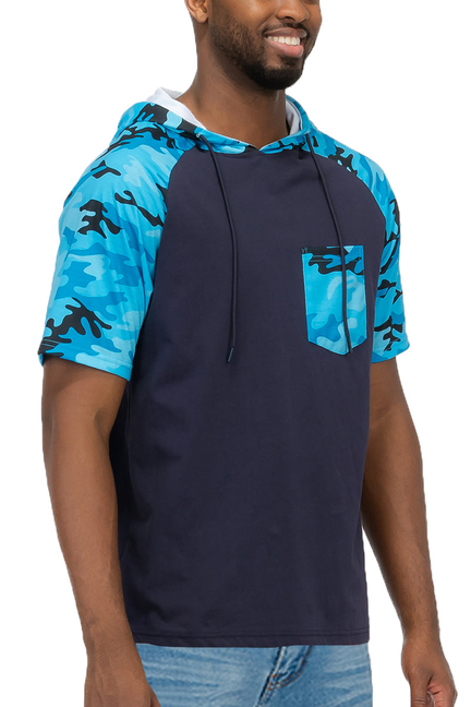 Camo Pocket Hooded Tee
