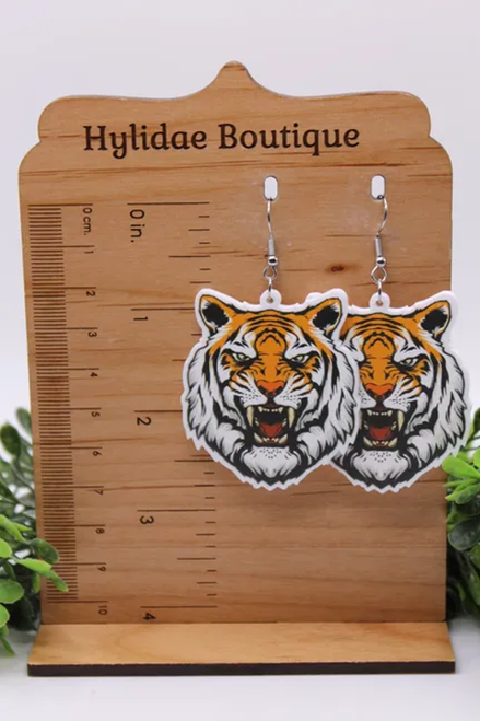 Tiger || Dangle Earrings