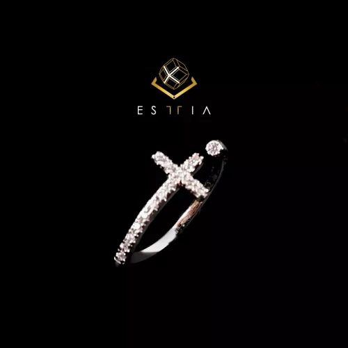 Petite Cross Ring