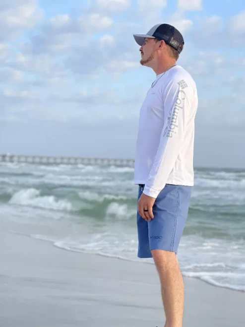 Grey 100% Waterproof Dry Bag Pocket Board Shorts