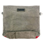 Vintage Fabric Accented Recycled Military Tent Crossbody