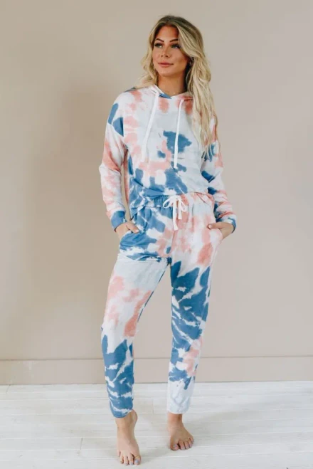 Fast Forward Tie Dye Jogger Set