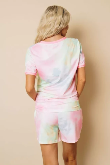 Pink Tie Dye Lounge Set