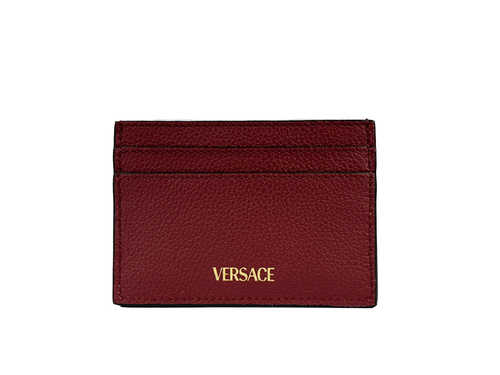 Versace Mini Medusa Leather Slim Card Case Wallet