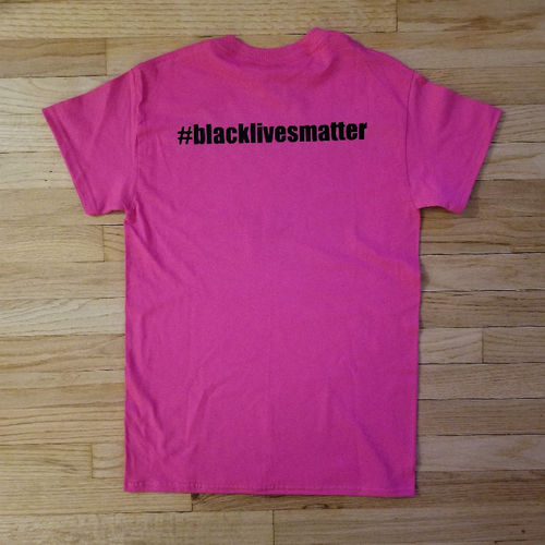 Black Lives Matter/Resist Fist Tee with BLACK LIVES MATTER on back