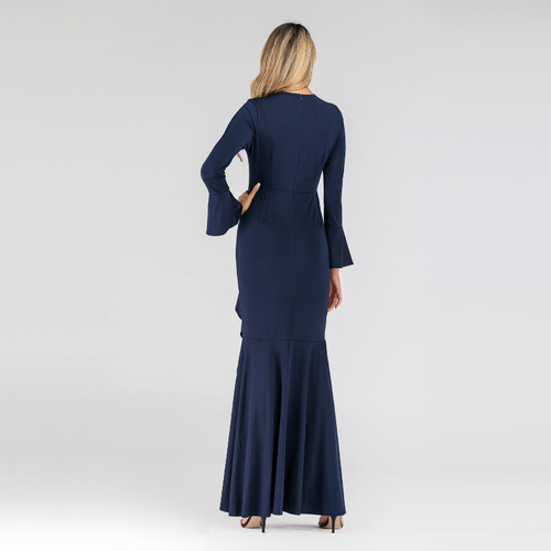 High Low Ruffles Hem Dress
