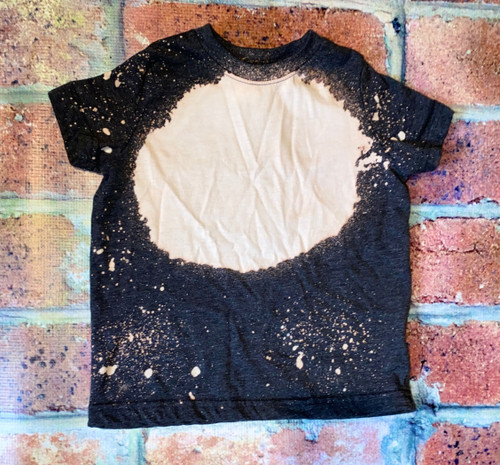 Dark Grey Bleached Blank Tee 