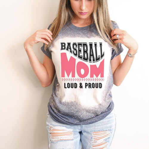 Baseball MOM T-shirt
