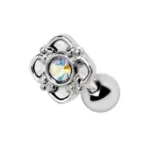 316L Stainless Steel Aurora Flower Cartilage Earring